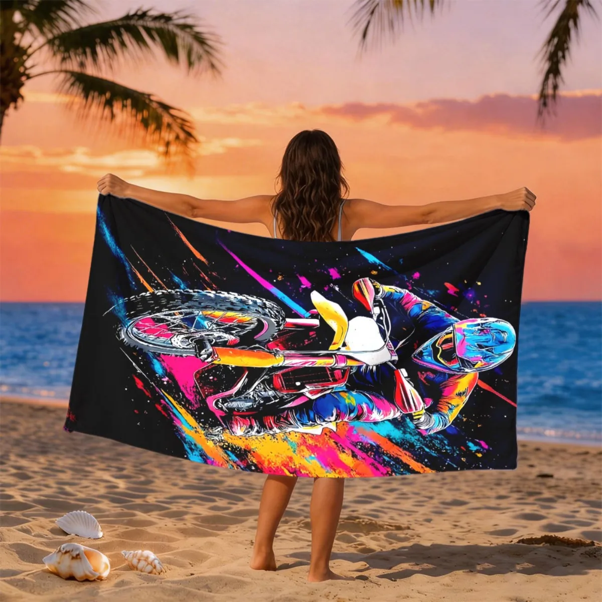 Duży, luźny ręcznik plażowy dl – Sarong Men Wrap recenzja i cena